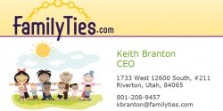 Family Ties Business Card