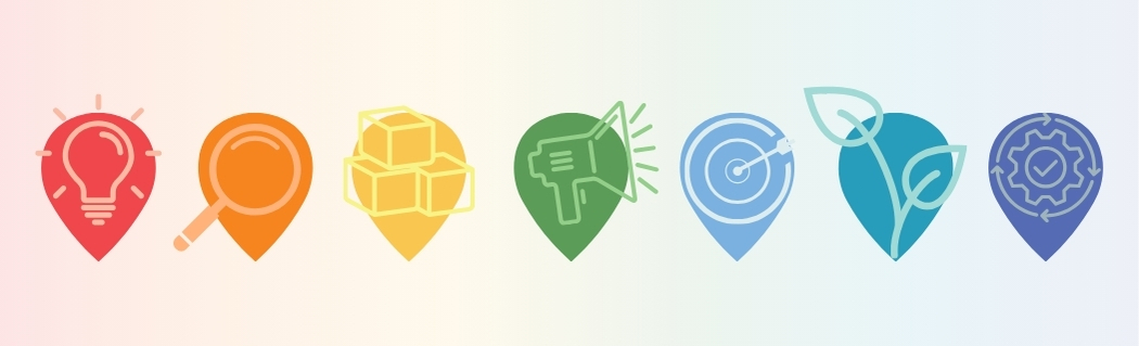 growth marketing strategy rainbow balloons representing the D.R.E.A.M.E.R. Framework