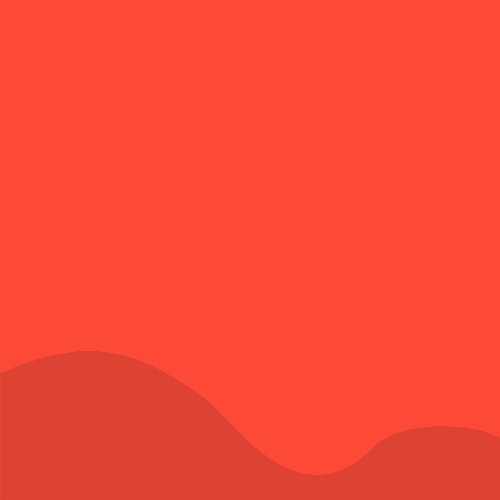 Red blob border